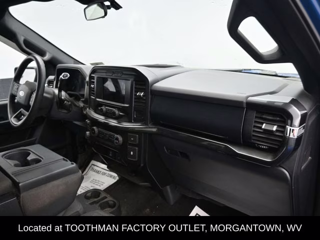 2021 Blue Metallic Ford F-150 XL 4X4 Truck