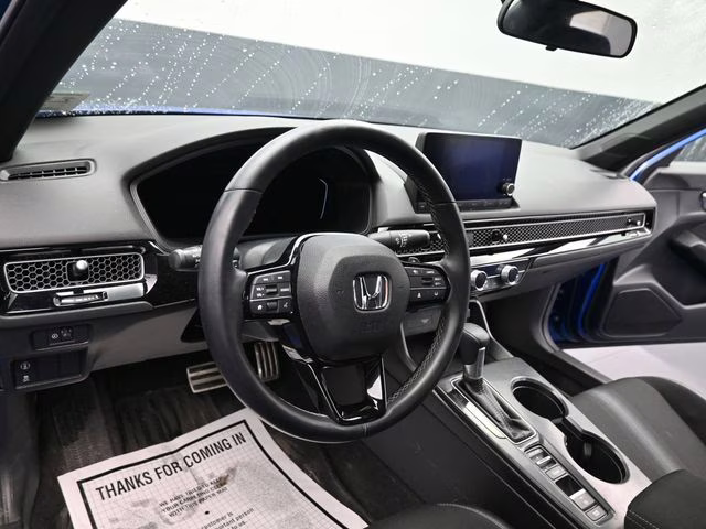 2024 Blue Honda Civic Sport FWD Sedan