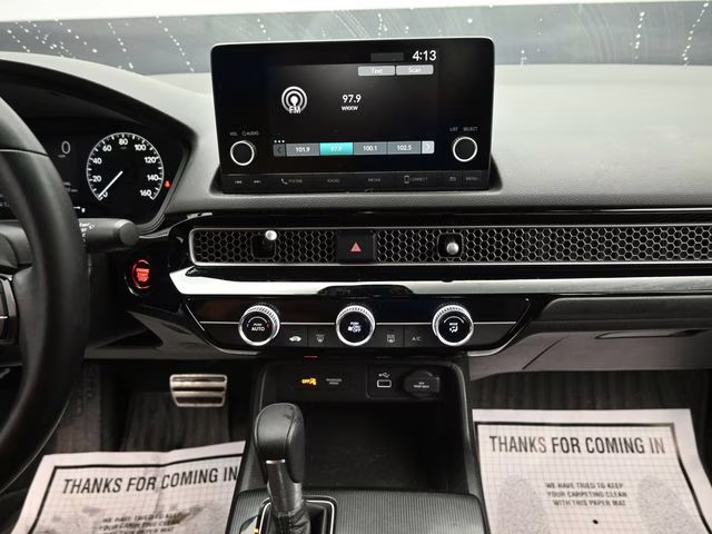 2024 Blue Honda Civic Sport FWD Sedan