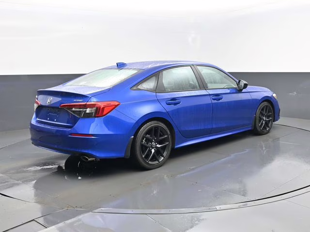 2024 Blue Honda Civic Sport FWD Sedan