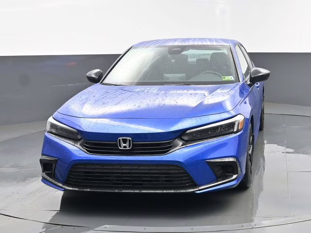 2024 Blue Honda Civic Sport FWD Sedan