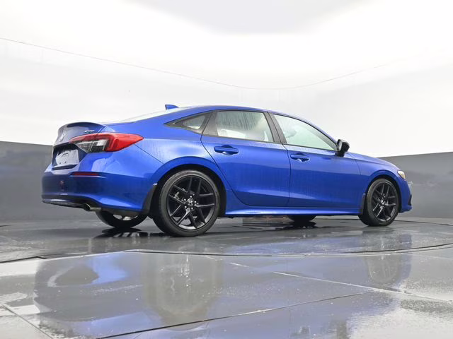 2024 Blue Honda Civic Sport FWD Sedan