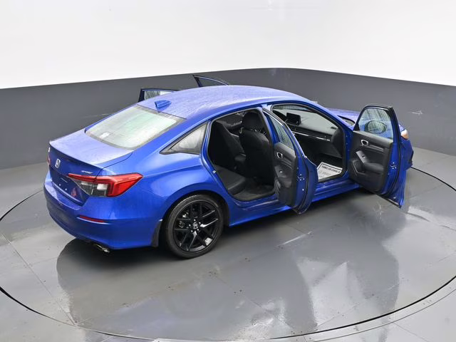 2024 Blue Honda Civic Sport FWD Sedan
