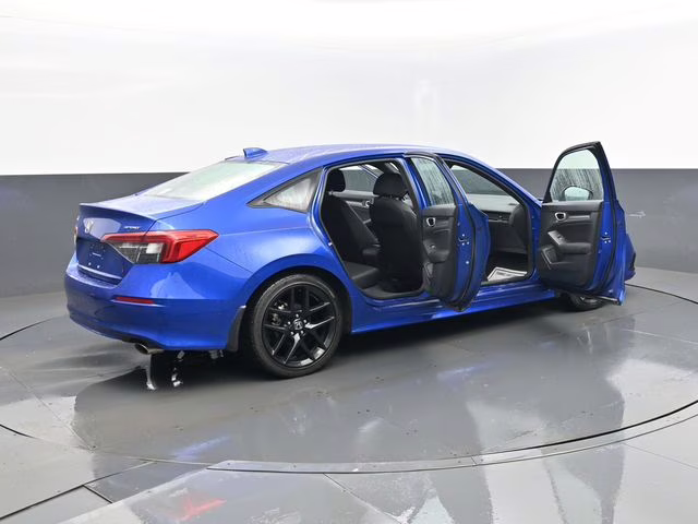 2024 Blue Honda Civic Sport FWD Sedan