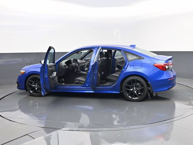2024 Blue Honda Civic Sport FWD Sedan