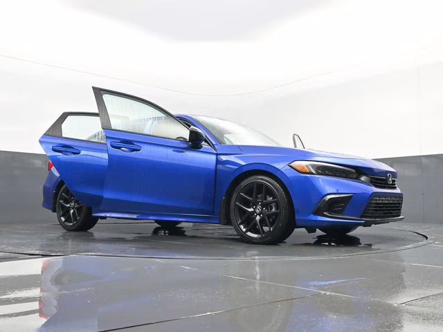 2024 Blue Honda Civic Sport FWD Sedan