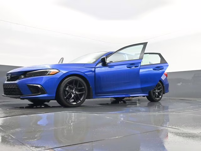 2024 Blue Honda Civic Sport FWD Sedan