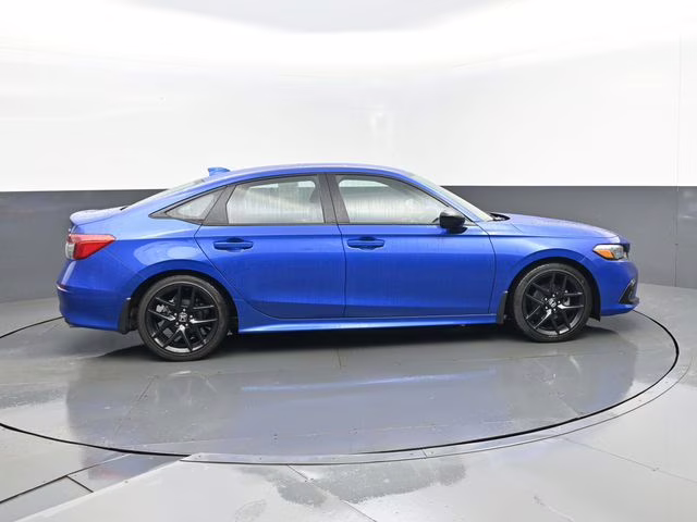 2024 Blue Honda Civic Sport FWD Sedan
