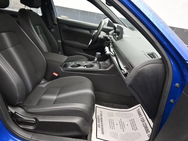 2024 Blue Honda Civic Sport FWD Sedan