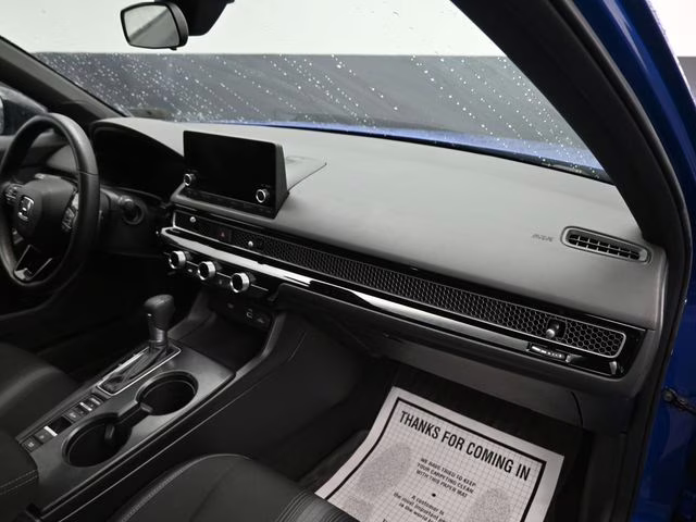 2024 Blue Honda Civic Sport FWD Sedan