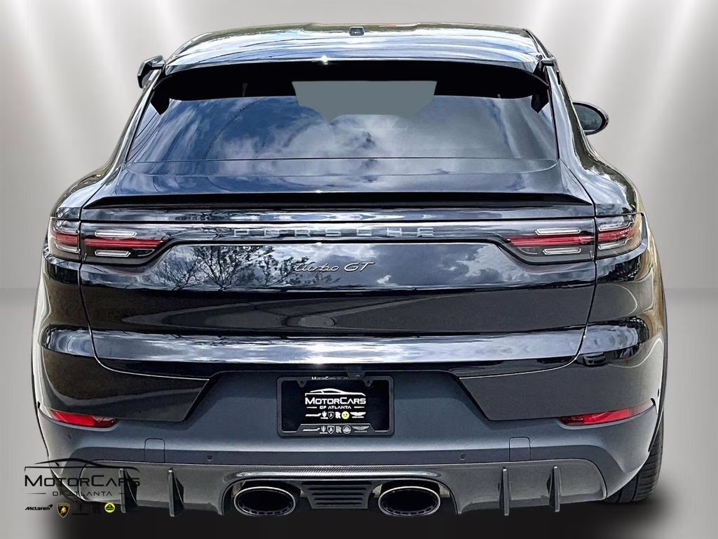2022 Jet Black Metallic Porsche Cayenne Coupe Turbo GT AWD SUV