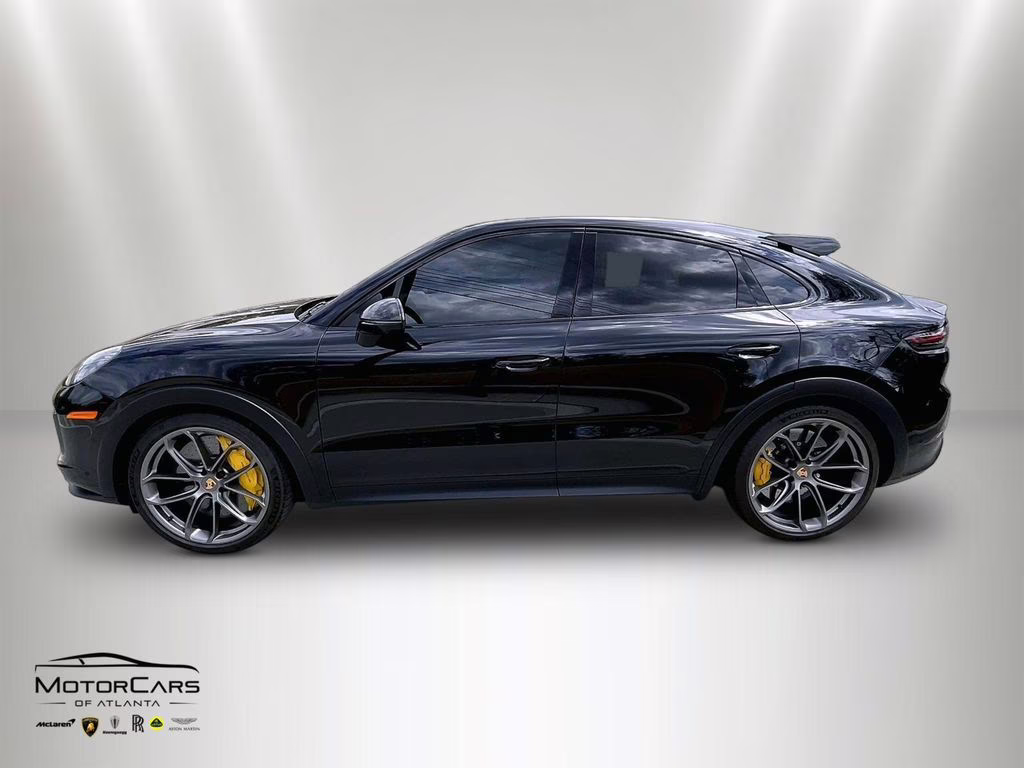 2022 Jet Black Metallic Porsche Cayenne Coupe Turbo GT AWD SUV