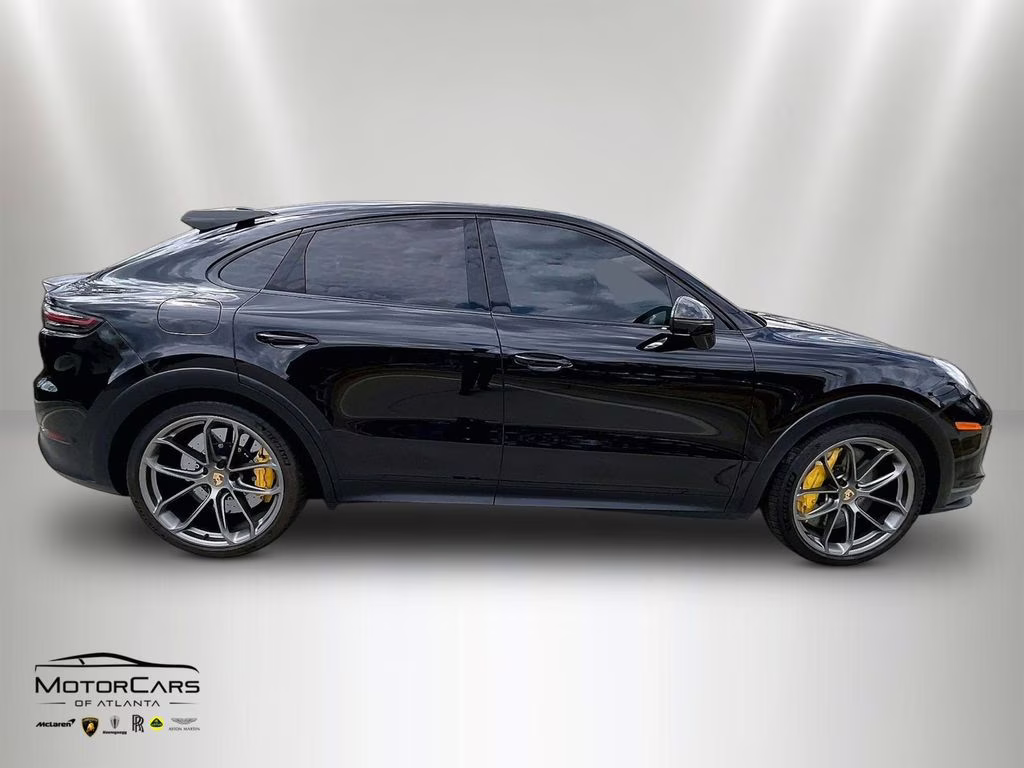 2022 Jet Black Metallic Porsche Cayenne Coupe Turbo GT AWD SUV