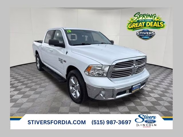 2019 Bright White Clearcoat Ram 1500 Classic Big Horn 4X4 Truck