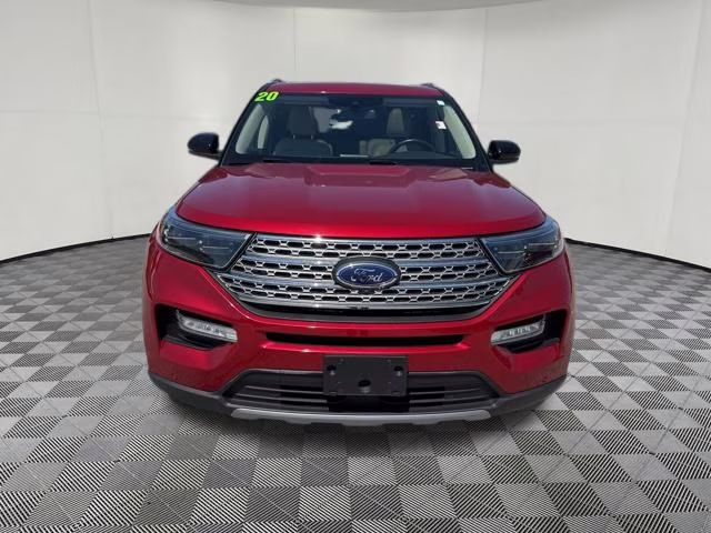 2020 Red Metallic Ford Explorer Limited 4X4 SUV