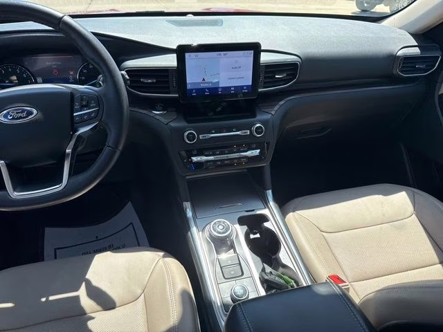 2020 Red Metallic Ford Explorer Limited 4X4 SUV