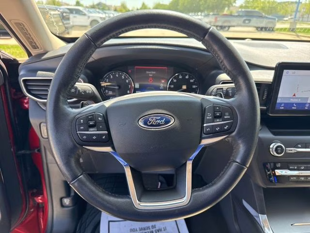 2020 Red Metallic Ford Explorer Limited 4X4 SUV
