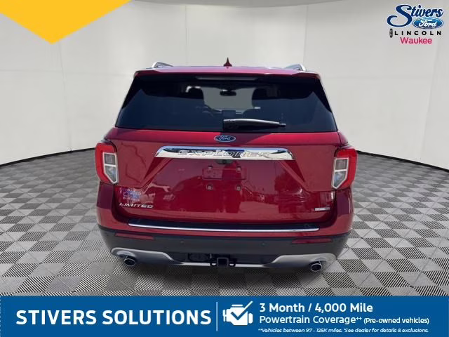 2020 Red Metallic Ford Explorer Limited 4X4 SUV