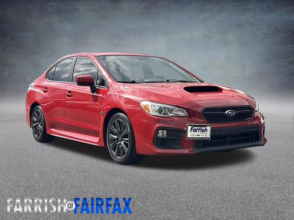 2021 Pure Red Subaru WRX Base AWD Sedan
