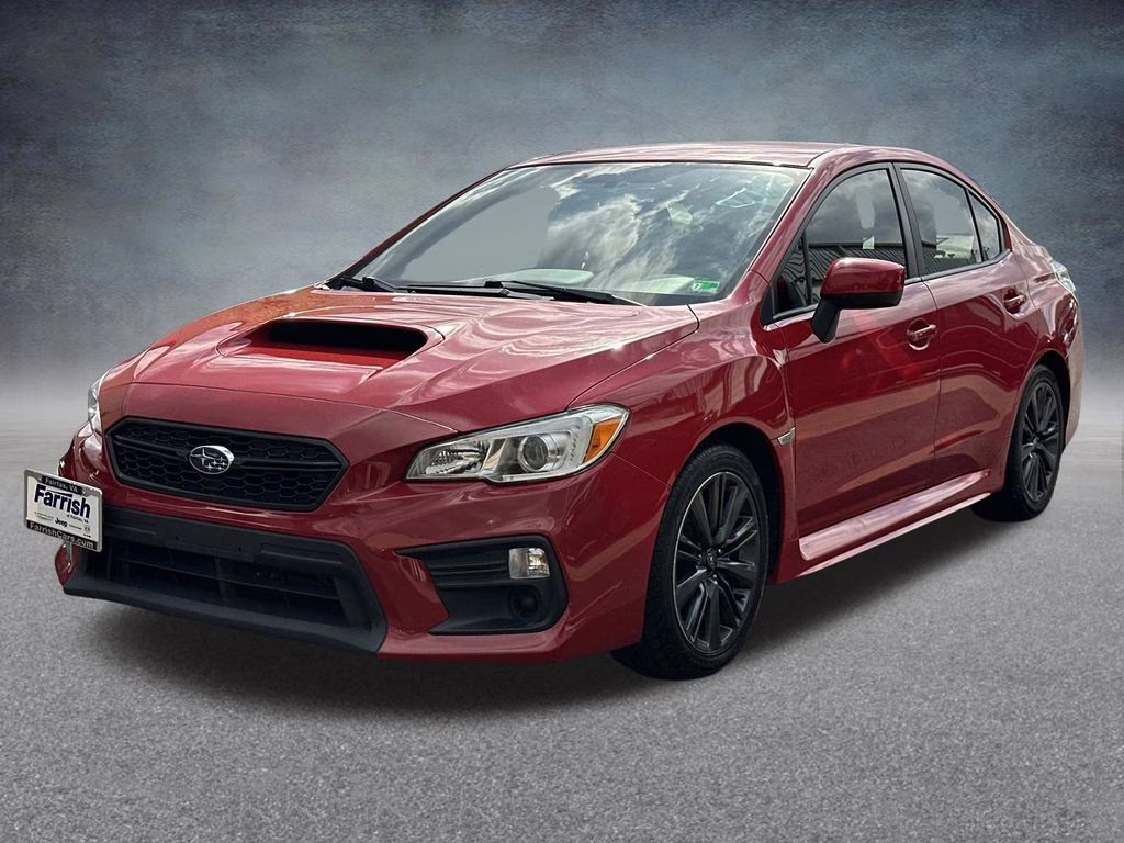 2021 Pure Red Subaru WRX Base AWD Sedan