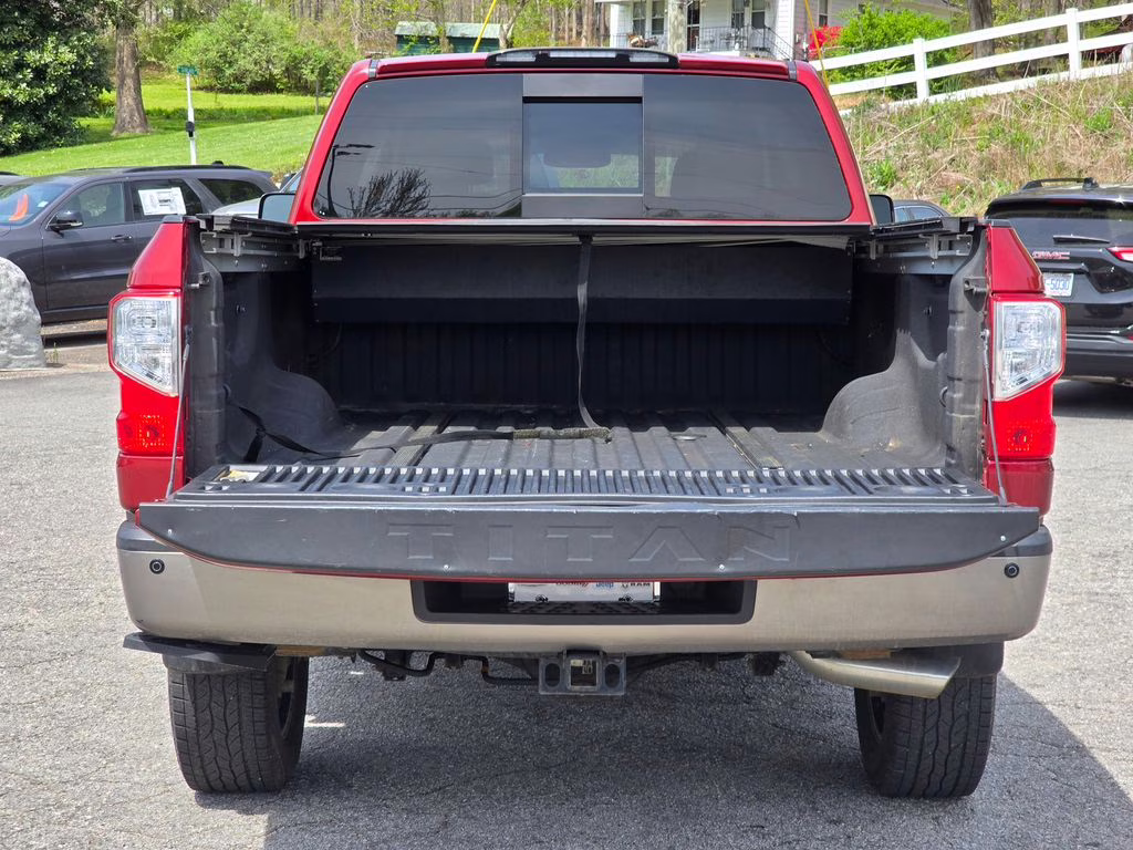 2019 Cayenne Red Metallic Nissan Titan XD Platinum Reserve 4X4 Truck