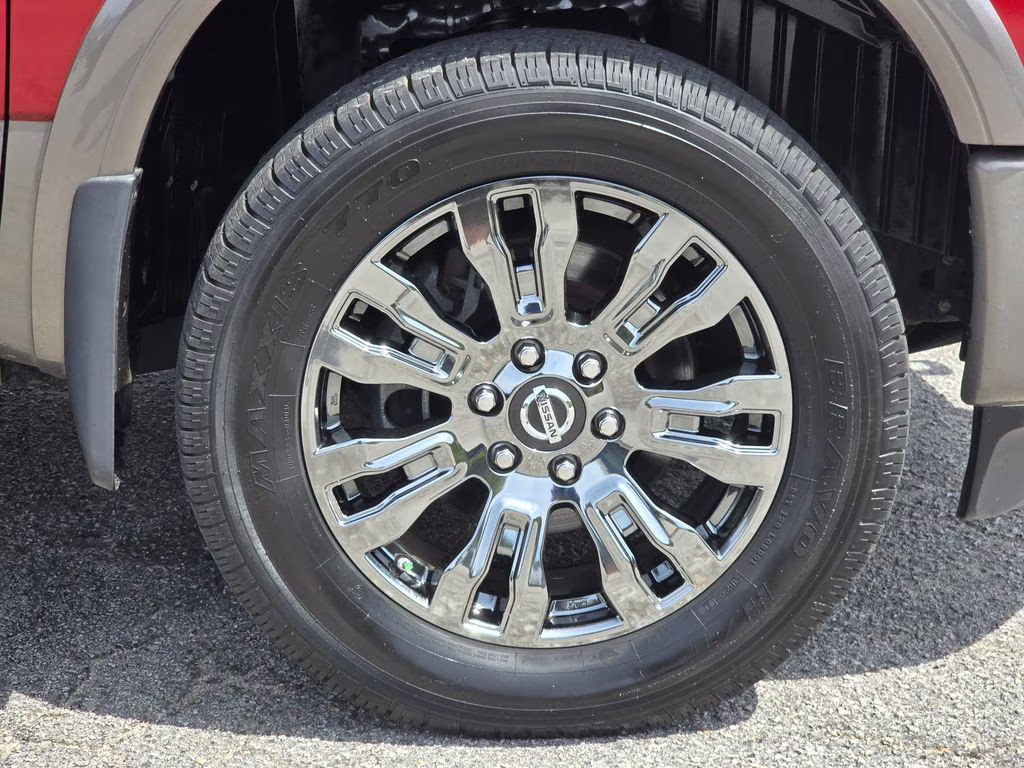 2019 Cayenne Red Metallic Nissan Titan XD Platinum Reserve 4X4 Truck