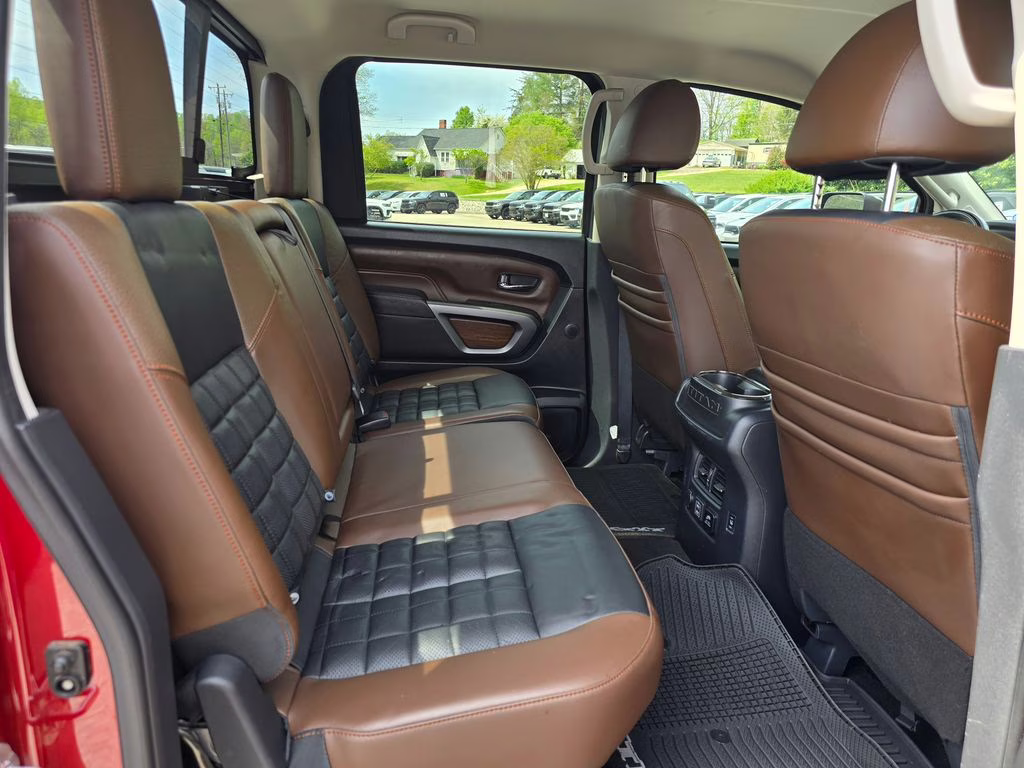 2019 Cayenne Red Metallic Nissan Titan XD Platinum Reserve 4X4 Truck