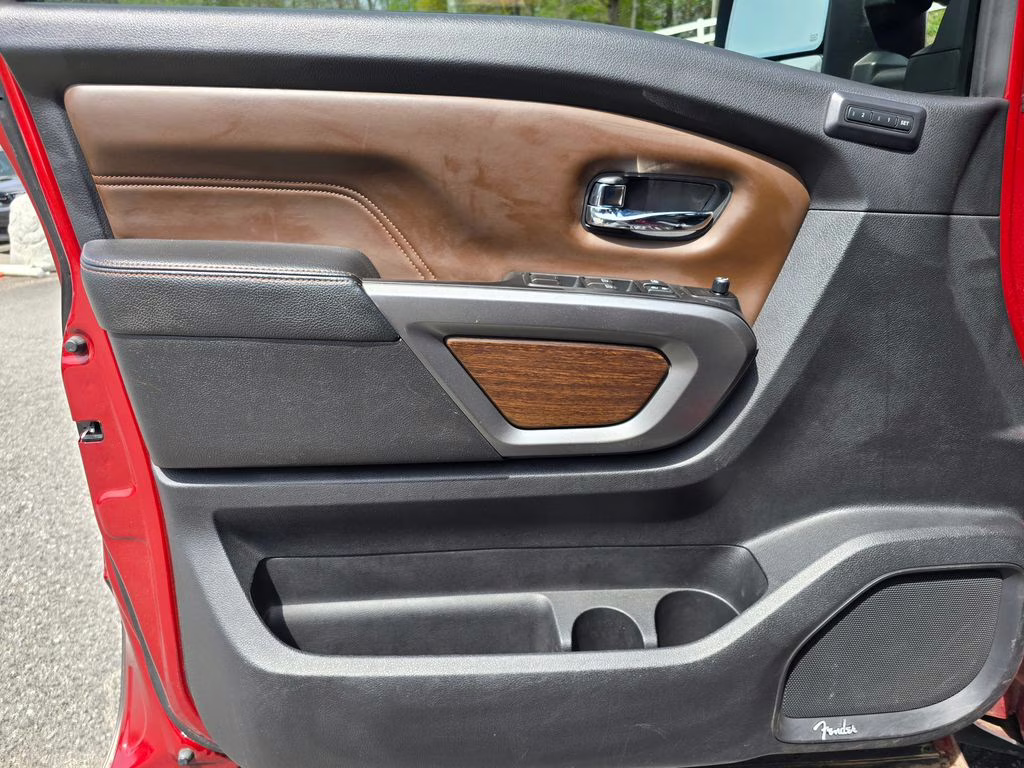 2019 Cayenne Red Metallic Nissan Titan XD Platinum Reserve 4X4 Truck