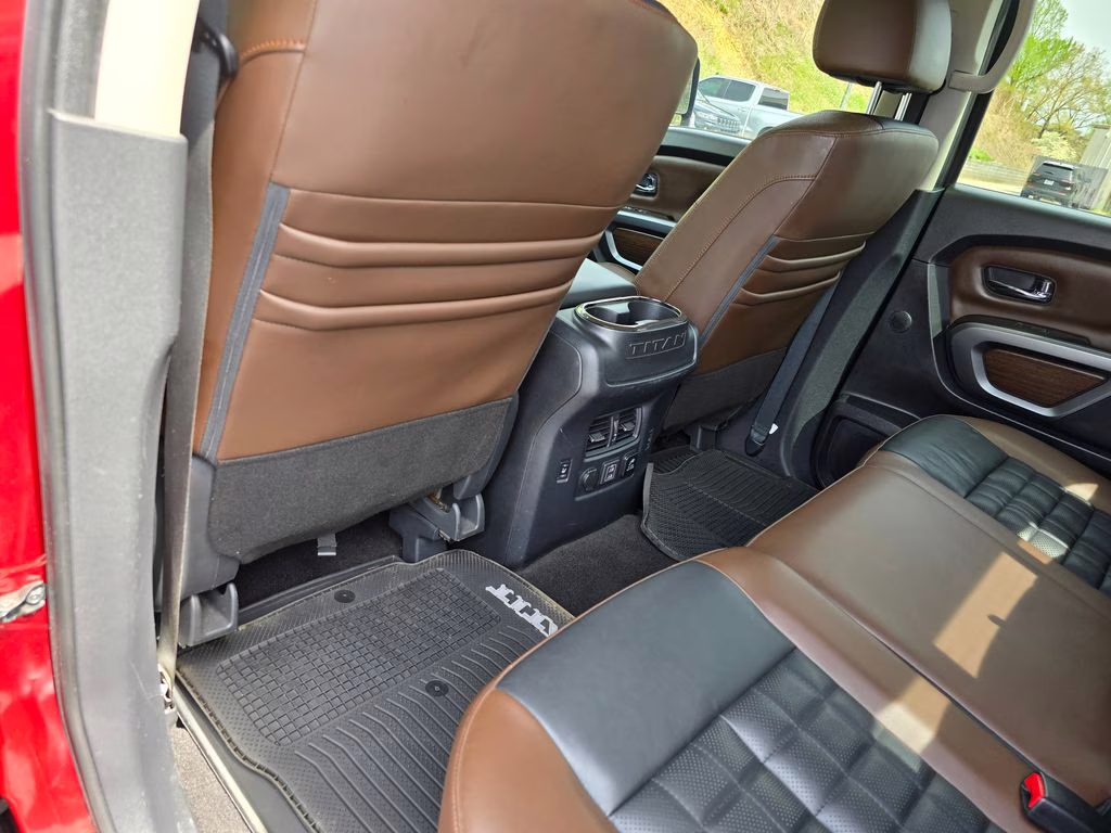 2019 Cayenne Red Metallic Nissan Titan XD Platinum Reserve 4X4 Truck