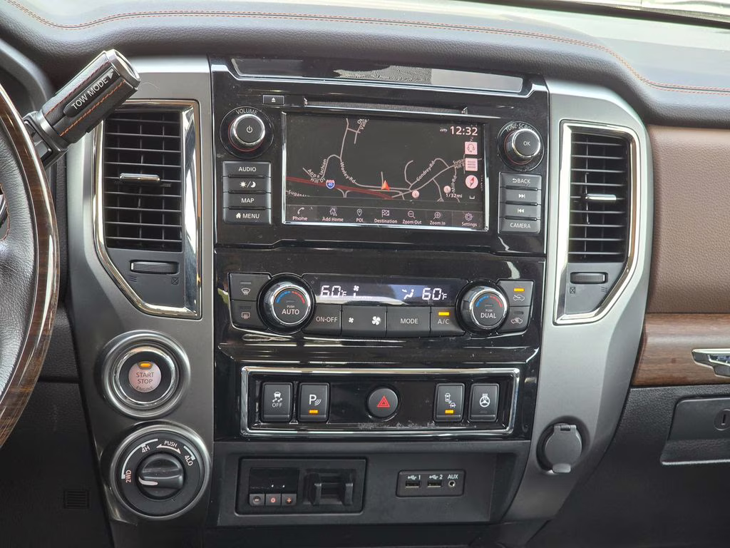 2019 Cayenne Red Metallic Nissan Titan XD Platinum Reserve 4X4 Truck