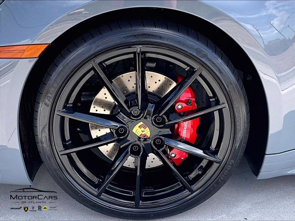 2024 Arctic Grey Porsche 911 Carrera 4S 930 Leather Package Convertible