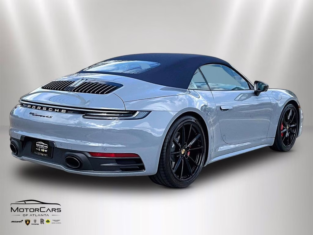 2024 Arctic Grey Porsche 911 Carrera 4S 930 Leather Package Convertible