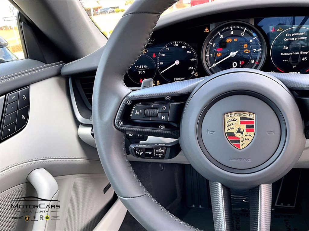 2024 Arctic Grey Porsche 911 Carrera 4S 930 Leather Package Convertible