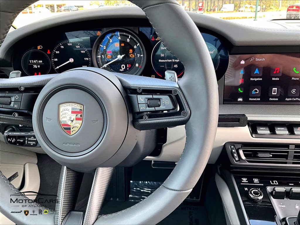 2024 Arctic Grey Porsche 911 Carrera 4S 930 Leather Package Convertible