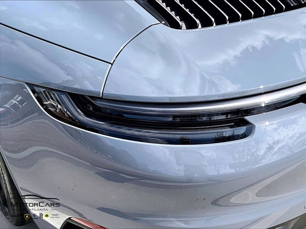 2024 Arctic Grey Porsche 911 Carrera 4S 930 Leather Package Convertible