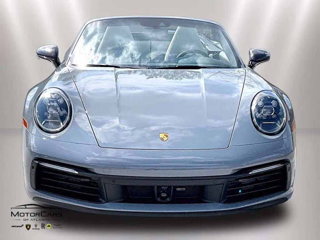 2024 Arctic Grey Porsche 911 Carrera 4S 930 Leather Package Convertible