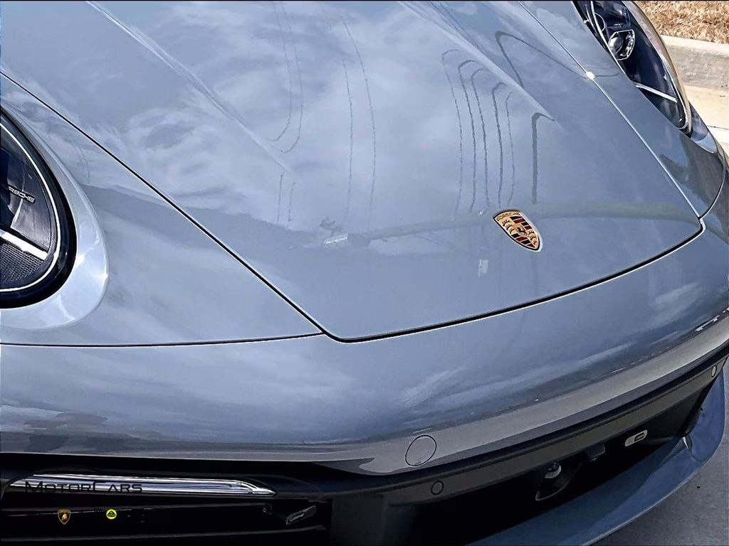 2024 Arctic Grey Porsche 911 Carrera 4S 930 Leather Package Convertible