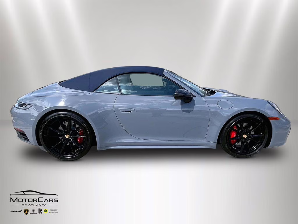 2024 Arctic Grey Porsche 911 Carrera 4S 930 Leather Package Convertible
