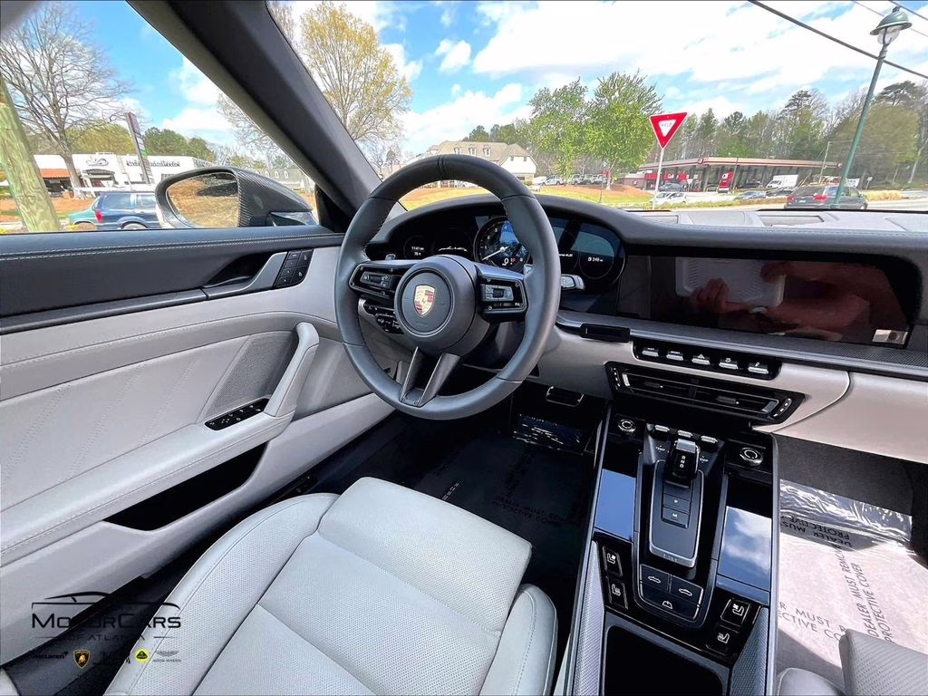 2024 Arctic Grey Porsche 911 Carrera 4S 930 Leather Package Convertible
