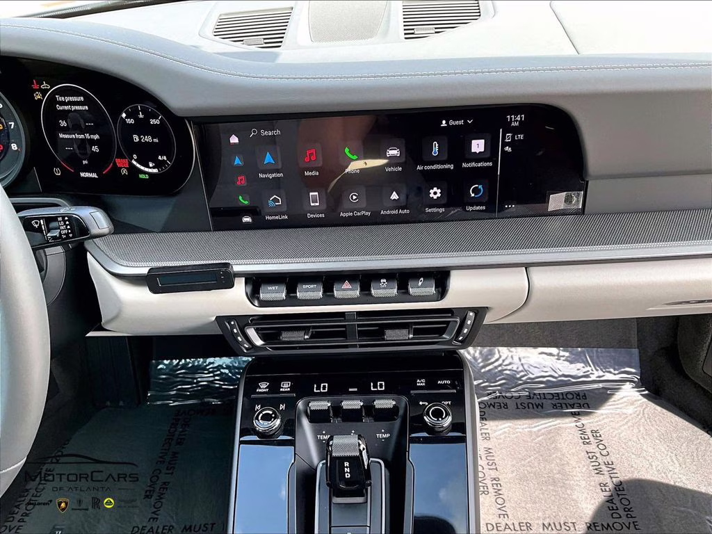 2024 Arctic Grey Porsche 911 Carrera 4S 930 Leather Package Convertible