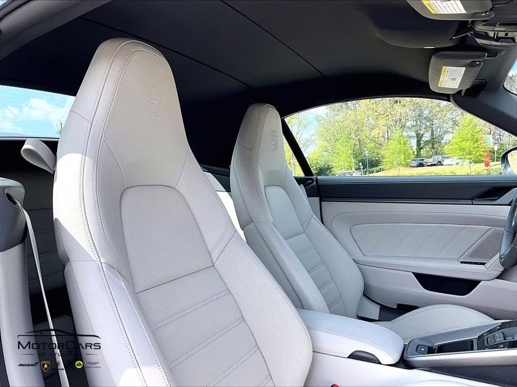 2024 Arctic Grey Porsche 911 Carrera 4S 930 Leather Package Convertible