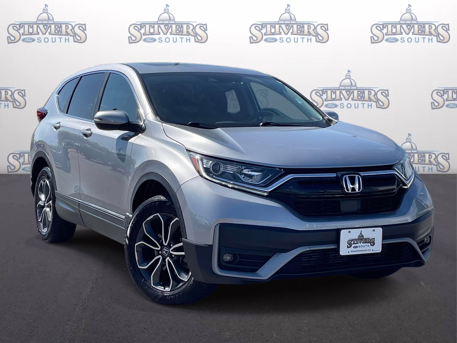 2020 Lunar Silver Metallic Honda CR-V EX AWD SUV