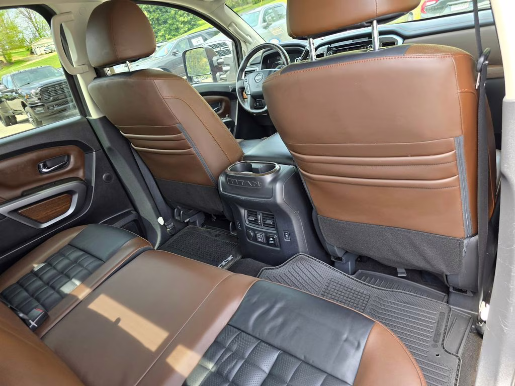 2019 Cayenne Red Metallic Nissan Titan XD Platinum Reserve 4X4 Truck