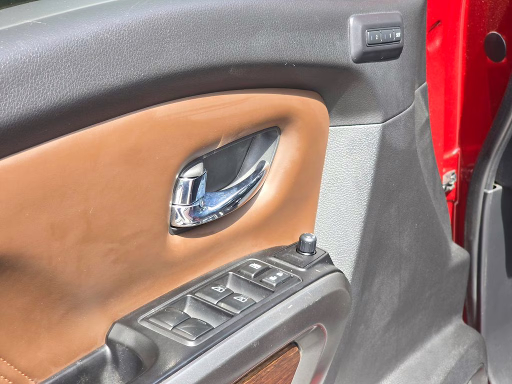 2019 Cayenne Red Metallic Nissan Titan XD Platinum Reserve 4X4 Truck