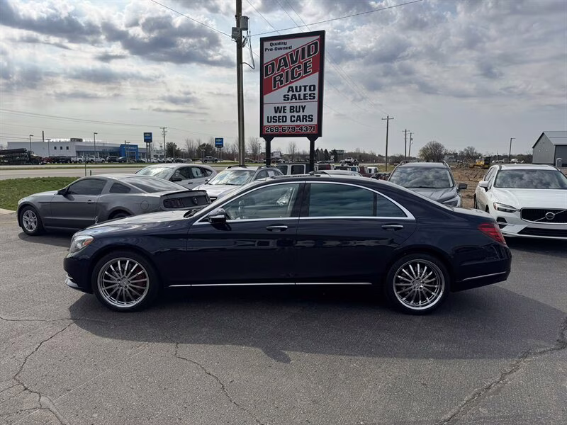 2015 Anthracite Blue Metallic Mercedes-Benz S 550 4MATIC S 550 4MATIC AWD Sedan
