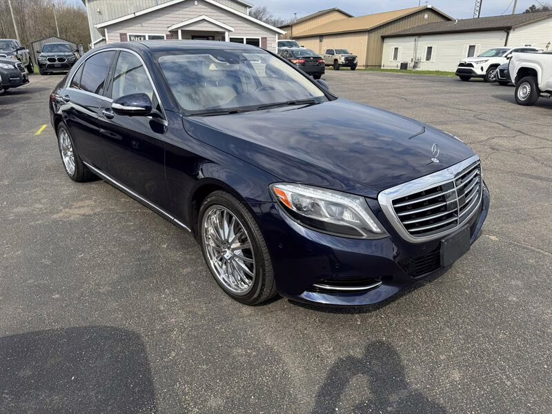 2015 Anthracite Blue Metallic Mercedes-Benz S 550 4MATIC S 550 4MATIC AWD Sedan