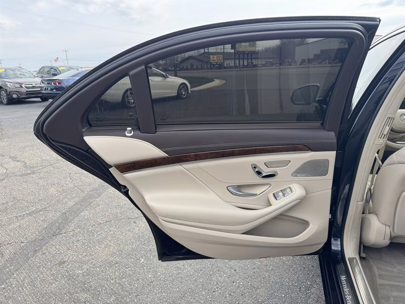 2015 Anthracite Blue Metallic Mercedes-Benz S 550 4MATIC S 550 4MATIC AWD Sedan