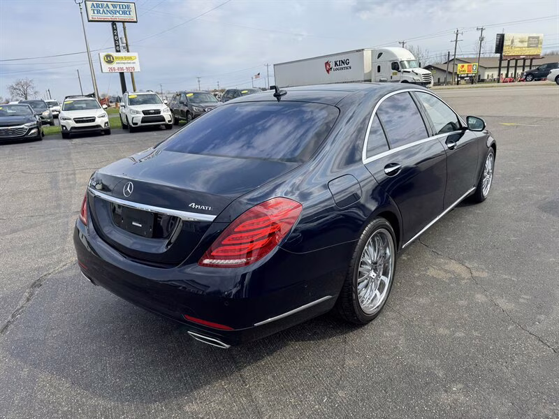 2015 Anthracite Blue Metallic Mercedes-Benz S 550 4MATIC S 550 4MATIC AWD Sedan