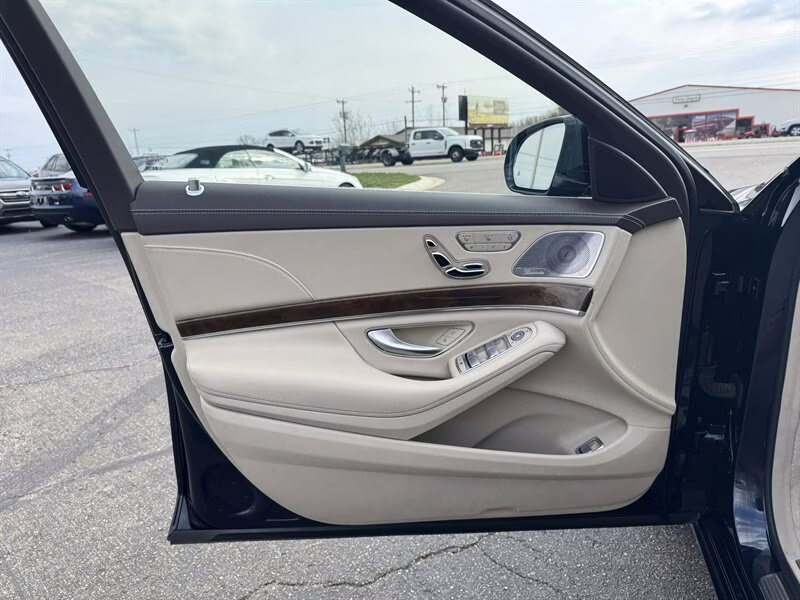 2015 Anthracite Blue Metallic Mercedes-Benz S 550 4MATIC S 550 4MATIC AWD Sedan