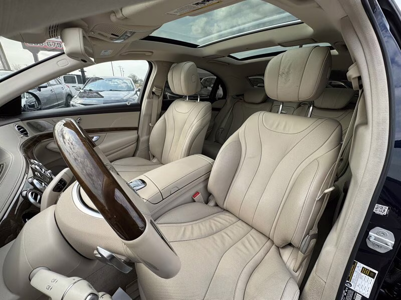 2015 Anthracite Blue Metallic Mercedes-Benz S 550 4MATIC S 550 4MATIC AWD Sedan